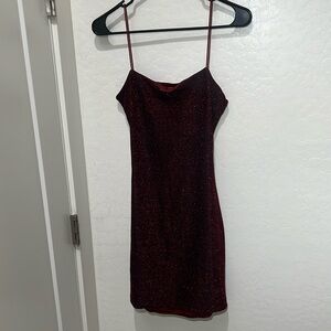 Princess Polly Sparkly Red Mini Dress